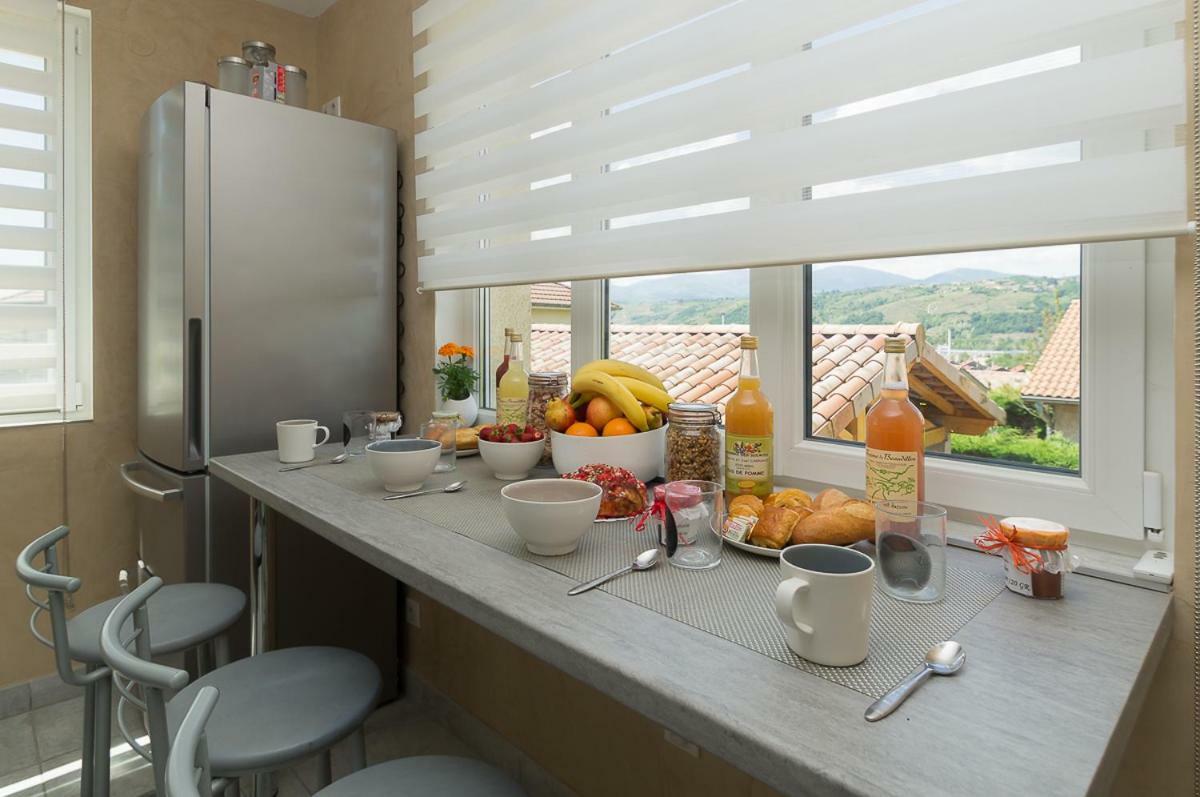 Guest House Domaine Des Grouilleres Saint-Clair-du-Rhone ภายนอก รูปภาพ